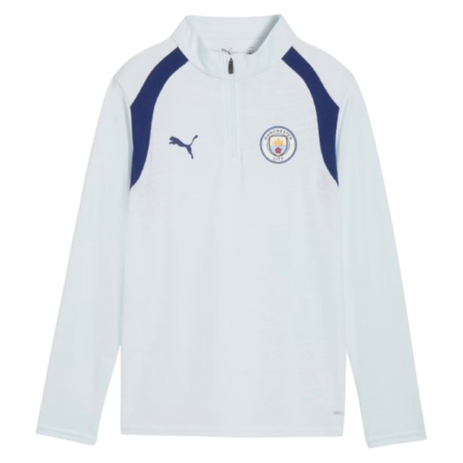 2026-2027 Man City Training 1/4 Zip Top (Dewdrop) - Kids
