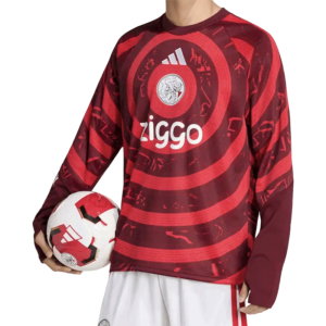 2026-2027 Ajax Pre-Match Warm Top (Red)