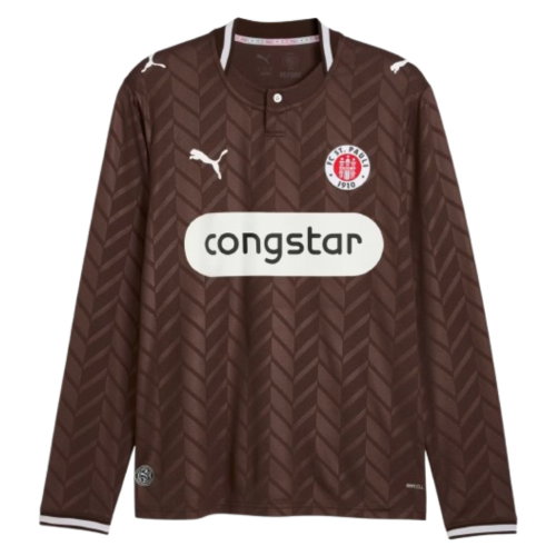 2026-2027 St Pauli Long Sleeve Home Shirt