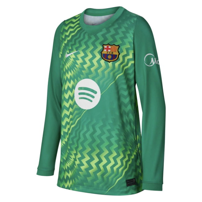 2026-2027 Barcelona Home Goalkeeper Shirt (Stadium Green) - Kids