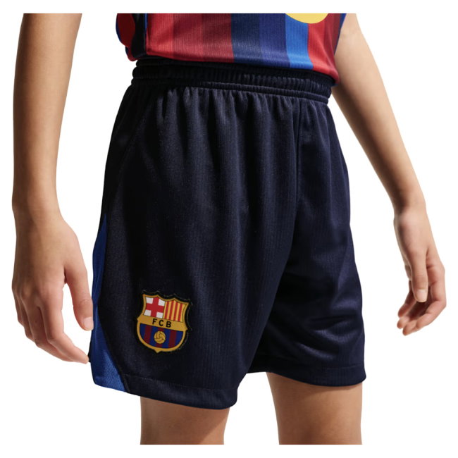 2026-2027 Barcelona Home Shorts (Obsidian) - Kids
