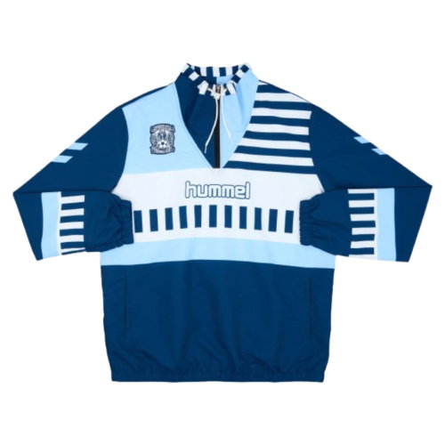 Coventry City 1990s 1/4 Zip Track Jacket (Blue/Navy/White)