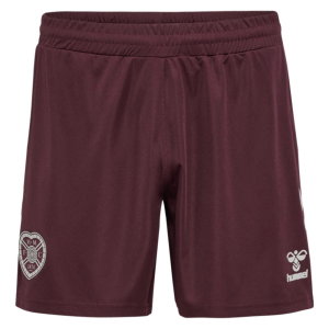 2026-2027 Hearts Away Shorts (Maroon) - Kids