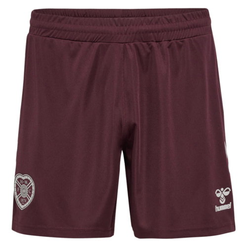 2026-2027 Hearts Away Shorts (Maroon) - Kids