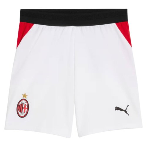 2026-2027 AC Milan Home Shorts (White) - Kids
