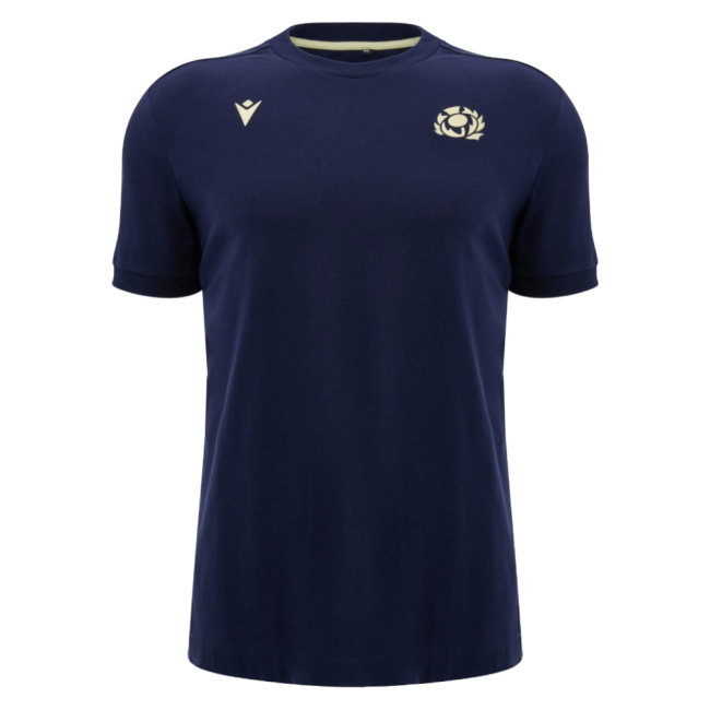 2026-2027 Scotland Rugby Ath Cotton T-Shirt (Navy)