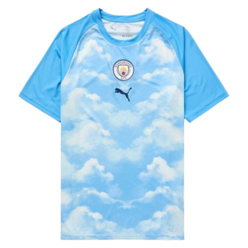 2026-2027 Man City Warm Up Jersey (Icy Blue)