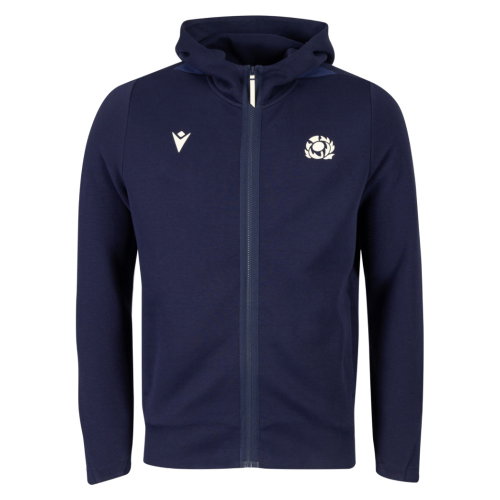 2026-2027 Scotland Rugby Ath Travel Full Zip Hoody (Navy)