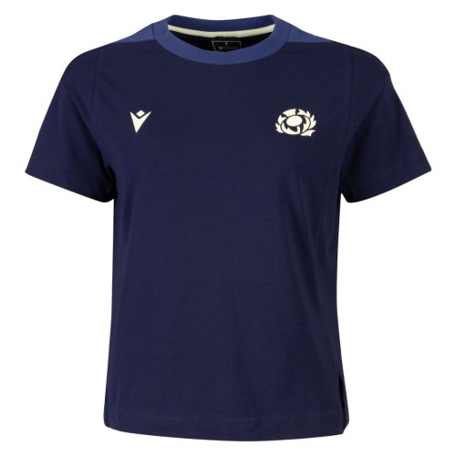 2026-2027 Scotland Rugby Ath Cotton T-Shirt (Navy) - Womens