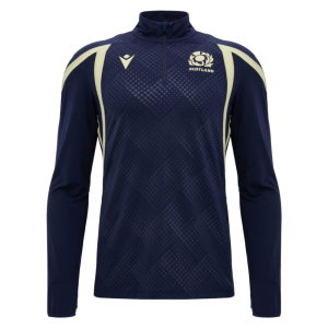 2026-2027 Scotland Rugby Training 1/4 Zip Top (Navy)