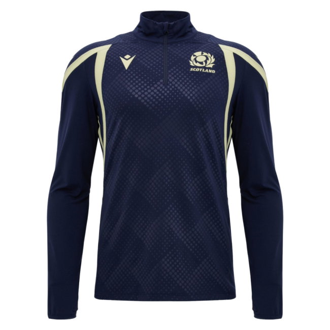 2026-2027 Scotland Rugby Training 1/4 Zip Top (Navy)