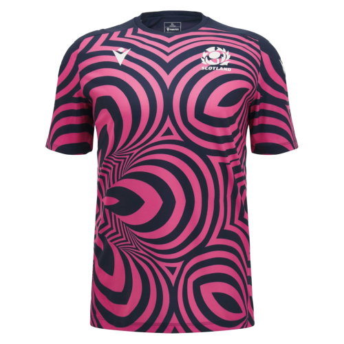 2026-2027 Scotland Rugby Warm Up Shirt (Pink)