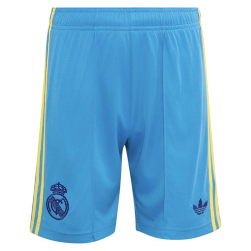 2026-2027 Real Madrid Away Goalkeeper Shorts (Super Blue) - Kids