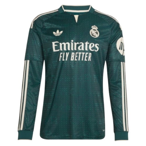 2026-2027 Real Madrid Authentic Long Sleeve Away Shirt