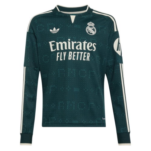 2026-2027 Real Madrid Away Long Sleeve Shirt (Kids)