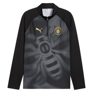 2026-2027 Man City Warm Up 1/4 Zip Top (Black)
