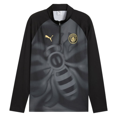 2026-2027 Man City Warm Up 1/4 Zip Top (Black)