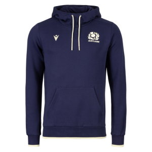 2026-2027 Scotland Rugby Travel Hoodie (Navy/Sand)