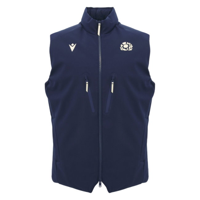 2026-2027 Scotland Rugby Padded Gilet (Navy)