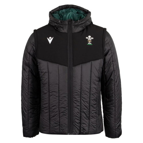 2026-2027 Wales WRU Rugby Travel Bomber Jacket (Black)