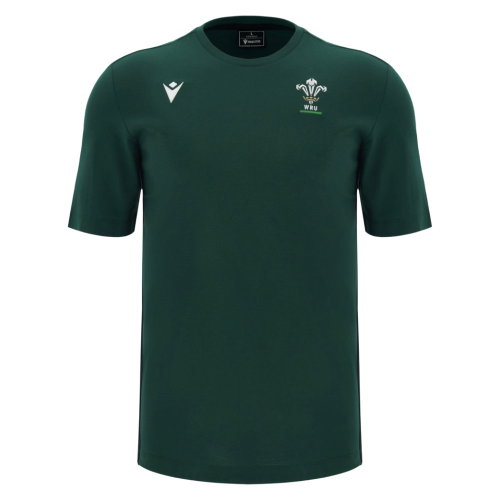 2026-2027 Wales WRU Rugby Cotton Travel Tee (Green)