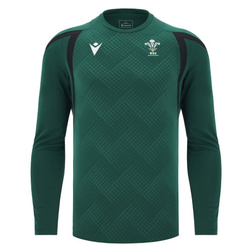 2026-2027 Wales WRU Rugby LS Training Shirt (Green)