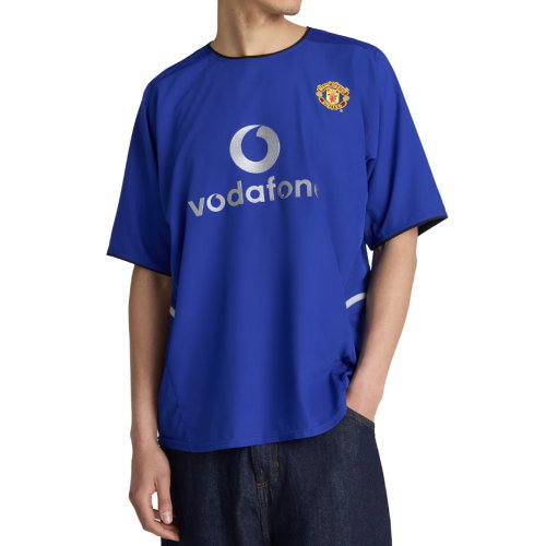 2002-2003 Manchester United Third Retro Shirt (Blue)