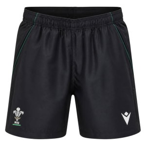 2026-2027 Wales WRU Bermuda Training Shorts (Black)
