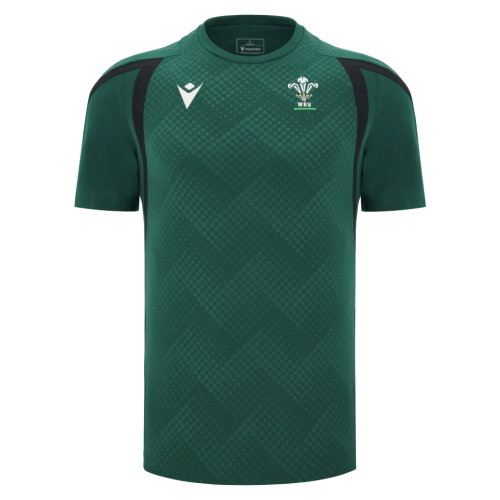 2026-2027 Wales WRU Rugby Player Training Shirt (Green)