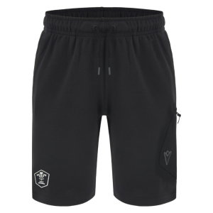 2026-2027 Wales WRU Bermuda Travel Shorts (Black)