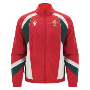 2026-2027 Wales WRU Rugby Anthem Jacket (Red)