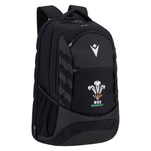 2026-2027 Wales WRU Rugby Backpack 35L (Black)