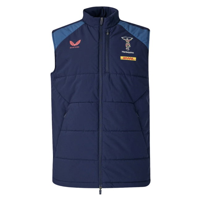2026-2027 Harlequins Rugby Training Gilet (Navy)