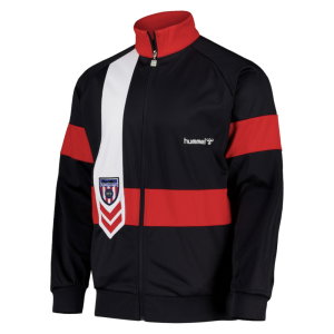 1989-1990 Sunderland Retro Home Track Jacket (Black)
