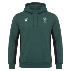 2026-2027 Wales WRU Rugby Travel Hoodie (Green)