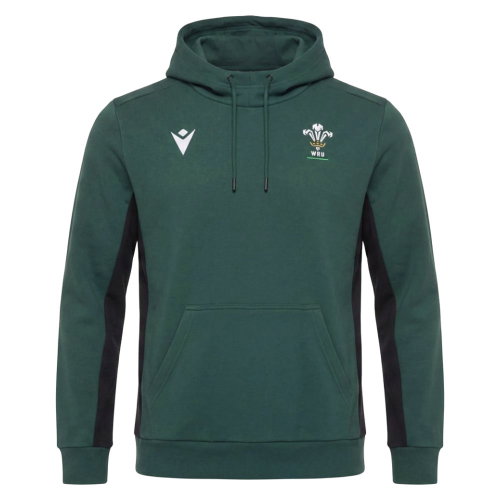 2026-2027 Wales WRU Rugby Travel Hoodie (Green)