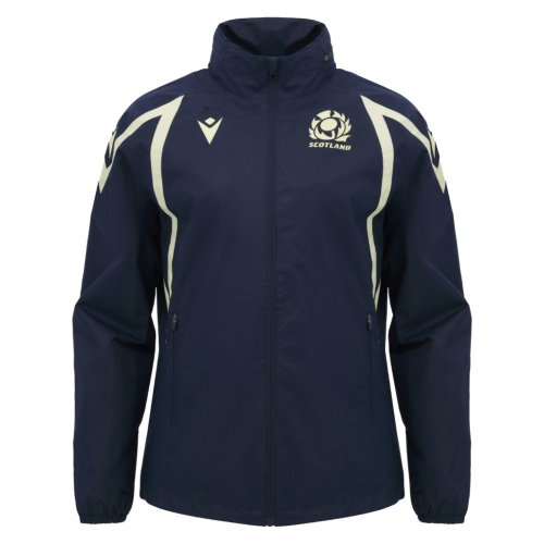 2026-2027 Scotland Rugby Training Rain Jacket (Navy)