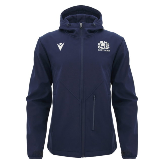 2026-2027 Scotland Rugby Softshell Jacket (Navy) - Kids