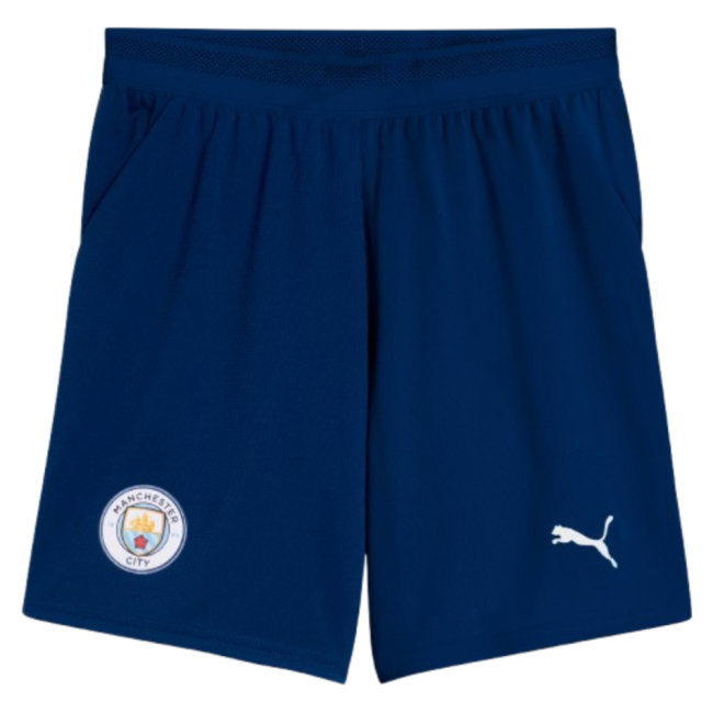 2026-2027 Man City Third Shorts (Blazing Blue) - Kids