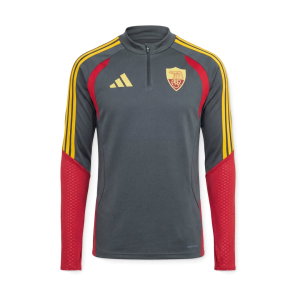 2026-2027 AS Roma Quarter Zip Training Top (Grey)
