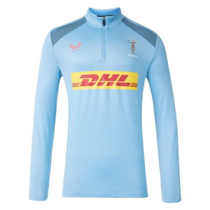 2026-2027 Harlequins Training Quarter Zip Top (Glacier Blue)