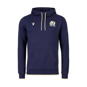 2026-2027 Scotland Rugby Travel Hoodie (Navy/Sand)