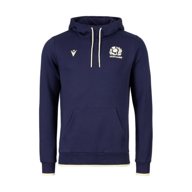 2026-2027 Scotland Rugby Travel Hoodie (Navy/Sand)