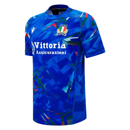 2026-2027 Italy Rugby Authentic Home Slim Fit Body Shirt