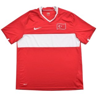 Turkey 2008-2009 Home Shirt ((Excellent) XXL)