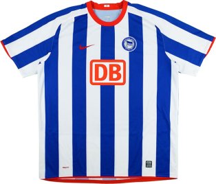 Hertha Berlin 2008-09 Home Shirt ((Excellent) XL)
