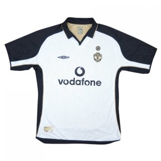 Manchester United 2001-02 Reversible Centenary Away/Third Shirt (S) (Excellent)