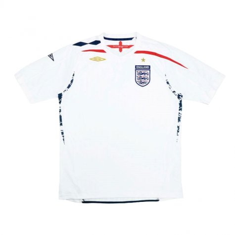 England 2007-09 Home Shirt (S) (Fair)