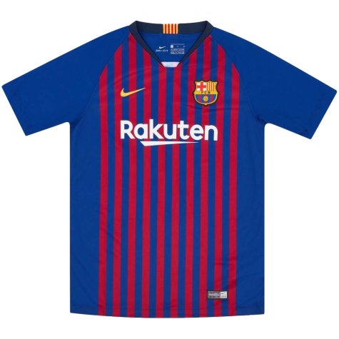 Barcelona 2018-19 Home Shirt (L) (Mint)