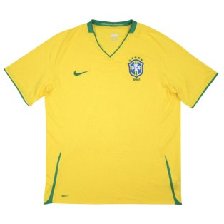Brazil 2008-10 Home Shirt (M) (Excellent)